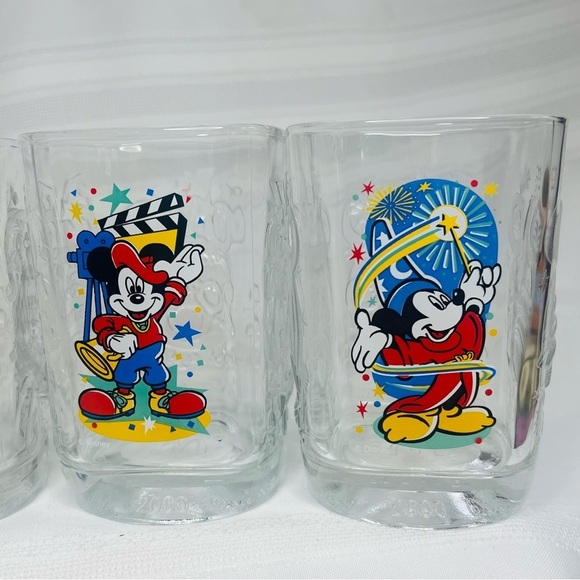 Disney McDonald’s Glasses FOUR PARKS 
Celebration 2000 Set‎ of 5 EUC - Picture 4 of 14